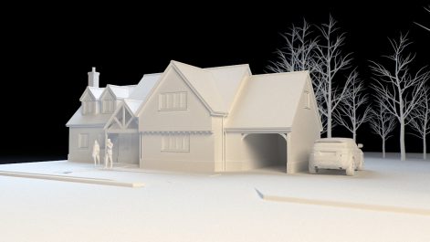 how to unlock land development potential with Model images of plot with new house